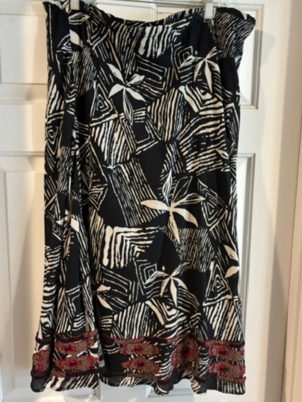 Chicos maxi beaded Skirt- SZ-1 8/10